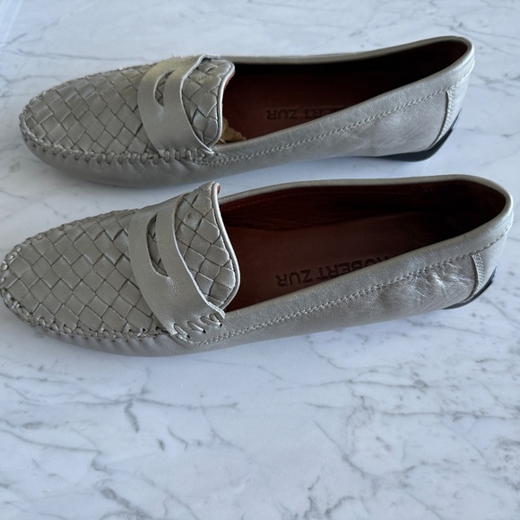 Robert Zur Petra Driving Loafers | True Silver | Size 9 AA - Picture 10 of 16